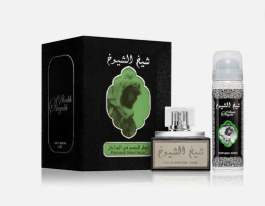LATTAFA SET SHEIKH AL SHUYUKH BLACK 2 UNIDADES