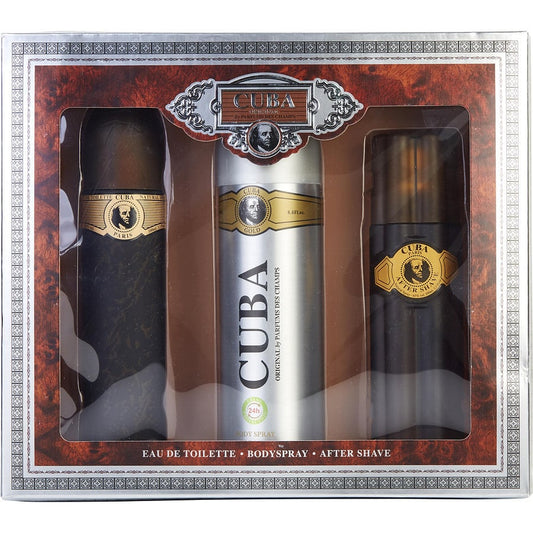 SET CUBA GOLD 3 PCS