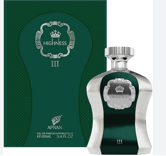 AFNAN HIGHNESS III 3.4 FL OZ VERDE